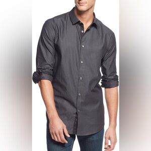 ALFANI Slim Fit Stretch Dress Shirt